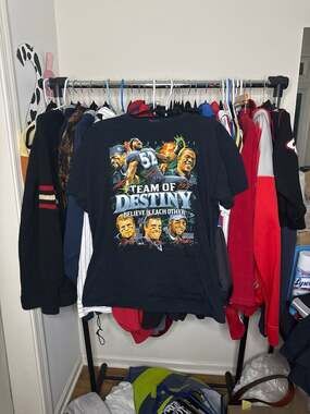 Vintage Baltimore Ravens Team of Destiny Super Bowl XLVII 2013 Graphic T-Shirt